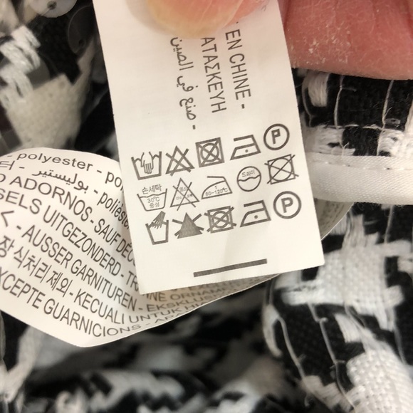 NWT Zara Sequin Houndstooth Coat/Dress. - Picture 9 of 10